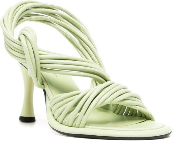 Proenza Schouler Pipe sandalen met bandjes Groen