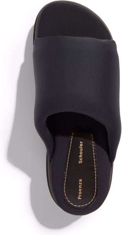 Proenza Schouler Storm chunky slippers Zwart