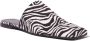 Proenza Schouler Slippers met zebra jacquard Wit - Thumbnail 2