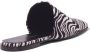 Proenza Schouler Slippers met zebra jacquard Wit - Thumbnail 3