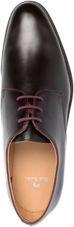 PS Paul Smith Leren Derby schoenen Rood