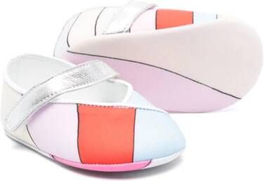 PUCCI Junior Ballerina's met colourblocking Rood