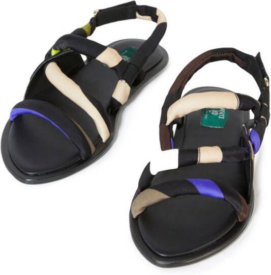 PUCCI Lee gewatteerde sandalen Zwart