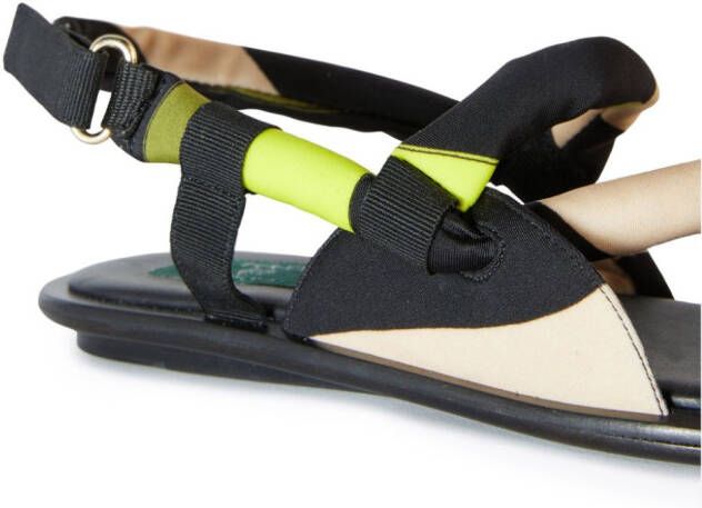 PUCCI Lee gewatteerde sandalen Zwart