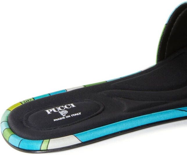 PUCCI Yummy zijden sandalen Groen