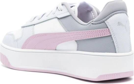 PUMA Carina Street leren sneakers Wit