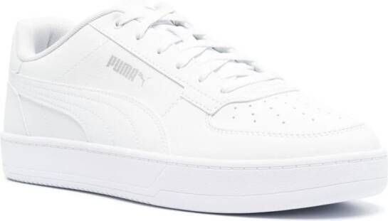 PUMA Caven leren sneakers Wit