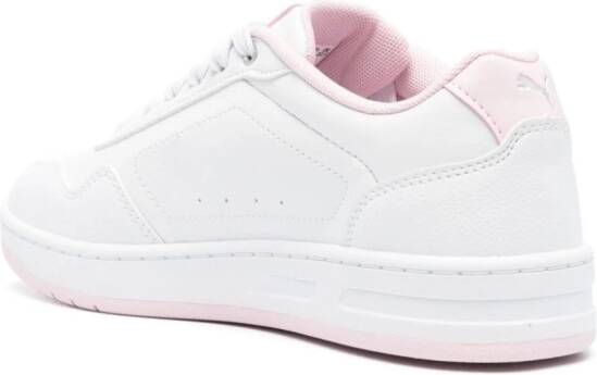 PUMA Court sneakers met vlakken Wit