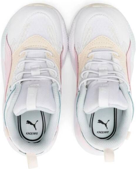 Puma Kids RS-X Efekt sneakers met vlakken Wit