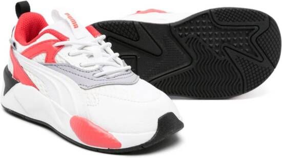 Puma Kids RS-X Efekt sneakers met vlakken Wit