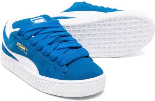 Puma Kids XL suède sneakers Blauw