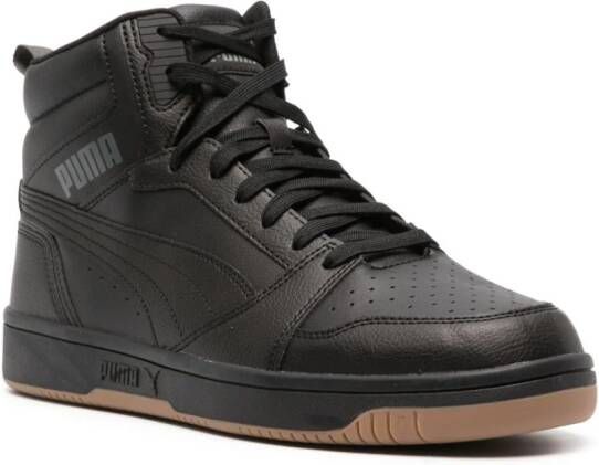 PUMA Rebound V6 sneakers van imitatieleer Zwart