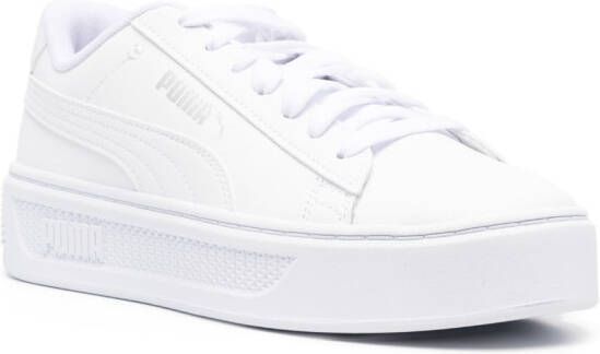 PUMA Smash Platform V3 low-top sneakers Wit