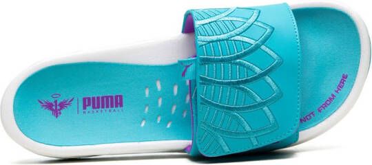 PUMA "x LaMelo Ball Nitrocat V Hornets Away slippers" Blauw