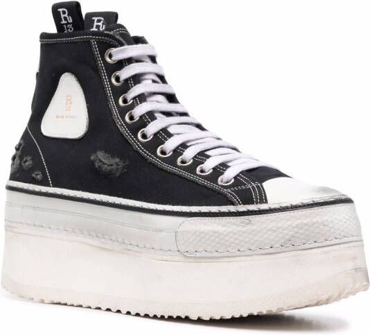 R13 High-top sneakers Zwart