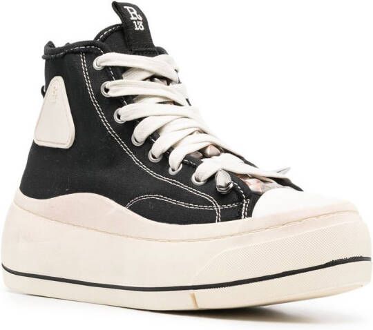 R13 High-top sneakers Zwart