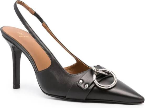 R13 Slingback pumps Zwart