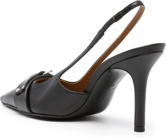 R13 Slingback pumps Zwart