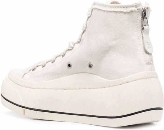 R13 Sneakers met logopatch Beige