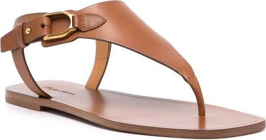 Ralph Lauren Collection Delancie sandalen Bruin