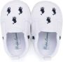 Ralph Lauren Kids Canvas babyschoentjes met ponyprint Wit - Thumbnail 3