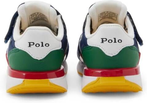 Ralph Lauren Kids Sneakers met vlakken Blauw