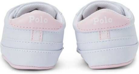 Ralph Lauren Kids Polo Pony sneakers met klittenband Blauw