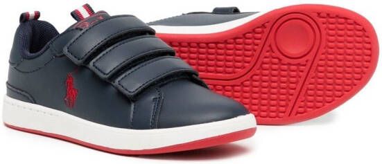 POLO RALPH LAUREN KIDS Sneakers met klittenband Blauw