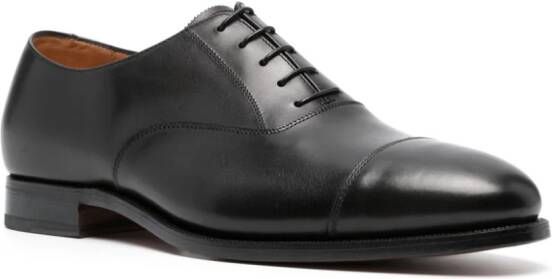 Ralph Lauren Purple Label Lydon leren Oxford schoenen Zwart