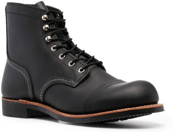 Red Wing Shoes Enkellaarzen met veters Zwart