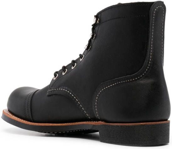 Red Wing Shoes Enkellaarzen met veters Zwart