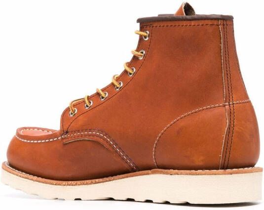 Red Wing Shoes Leren veterlaarzen Bruin