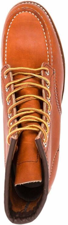 Red Wing Shoes Leren veterlaarzen Bruin