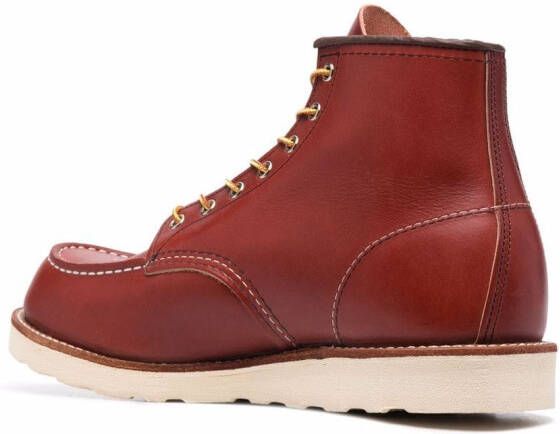 Red Wing Shoes Leren veterlaarzen Bruin