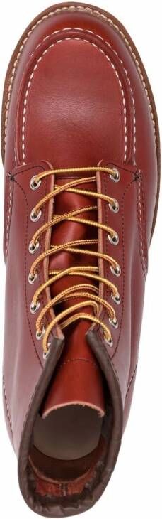 Red Wing Shoes Leren veterlaarzen Bruin