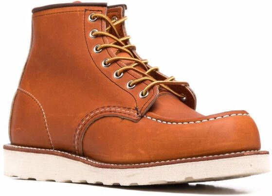 Red Wing Shoes Leren veterlaarzen Bruin