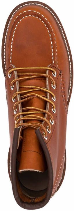 Red Wing Shoes Leren veterlaarzen Bruin