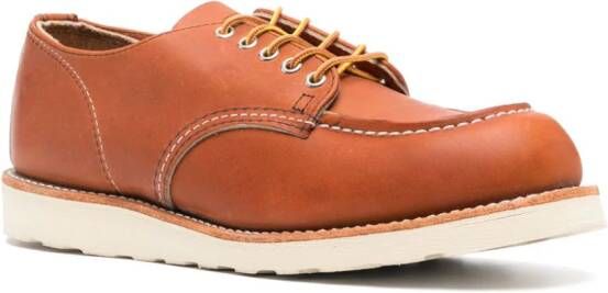 Red Wing Shoes Shop Moc leren derby schoenen Bruin