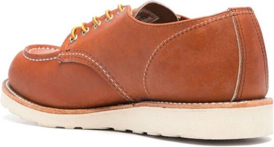 Red Wing Shoes Shop Moc leren derby schoenen Bruin