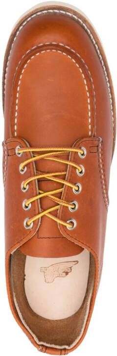 Red Wing Shoes Shop Moc leren derby schoenen Bruin