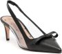 RED(V) Leren slingback pumps Zwart - Thumbnail 2