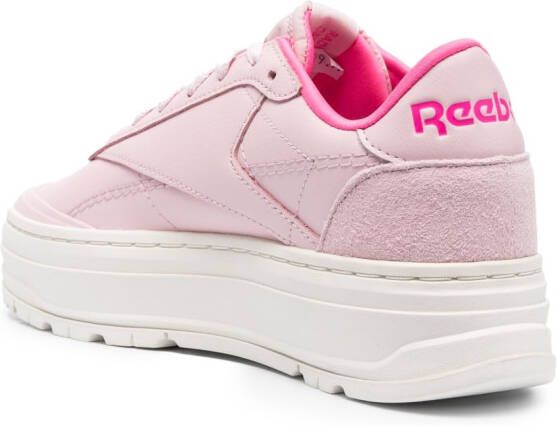 Reebok Club C Double Geo low-top sneakers Roze