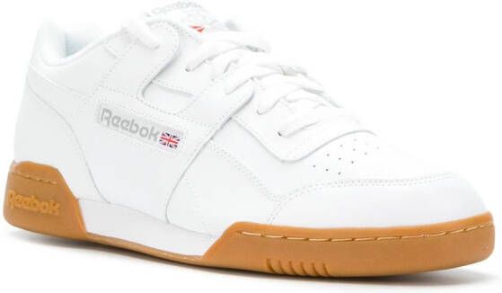 Reebok geperforeerde vetersneakers Wit