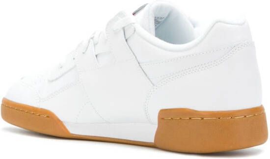 Reebok geperforeerde vetersneakers Wit