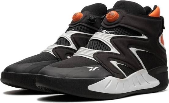 Reebok "Instapump Fury Zone Black White Orange sneakers" Zwart