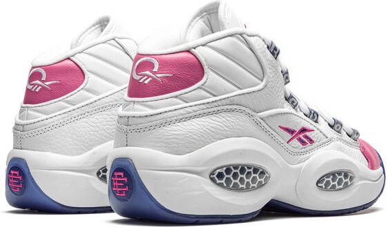 Reebok "Question Mid “Eric Emanuel Pink Toe sneakers" Wit