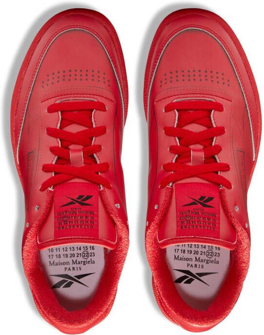 Reebok x Maison Margiela Club C sneakers Rood