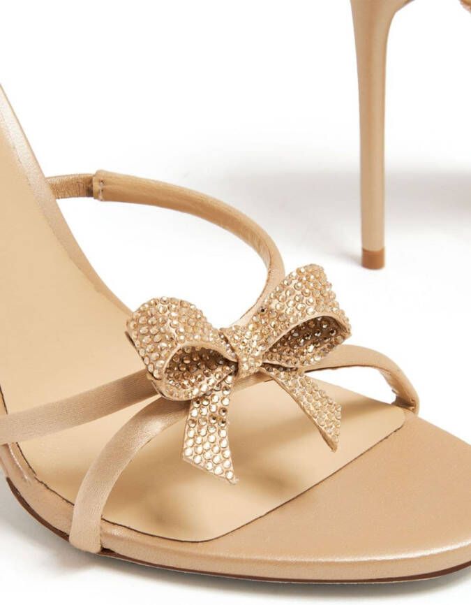 René Caovilla Cleo wikkelsandalen Beige