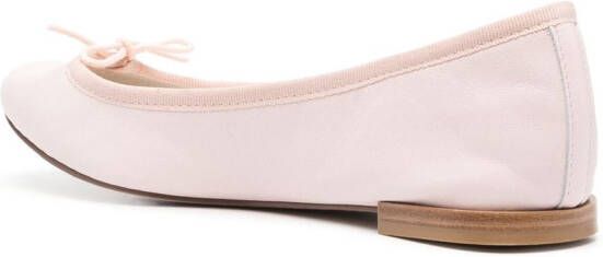 Repetto Ballerina's met strikdetail Roze