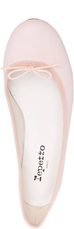 Repetto Ballerina's met strikdetail Roze